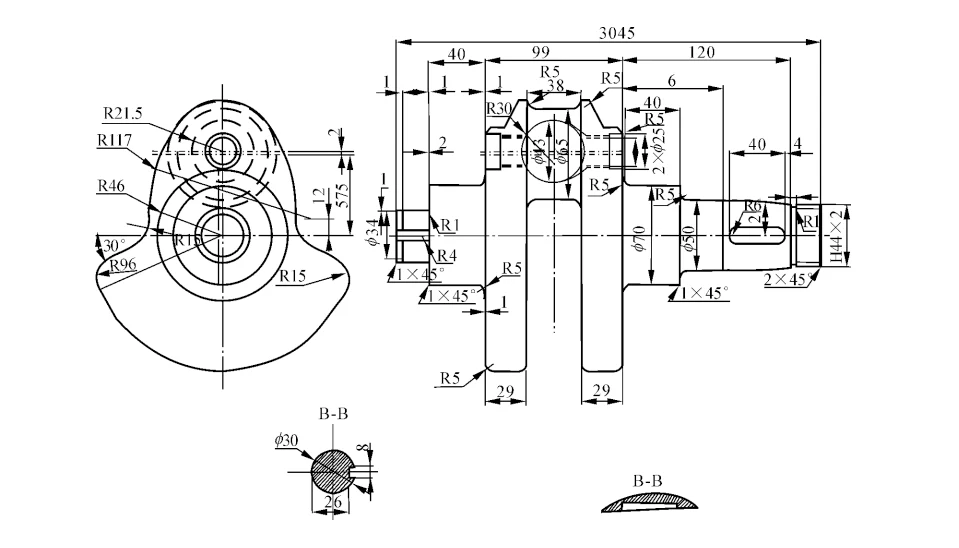 Typical crankshaft parts machining process analysis and special milling fixture design