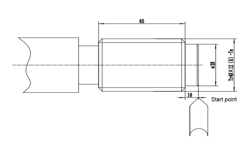 How to machine double thread trapezoidal thread on CNC lathe?